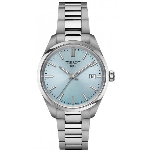 Tissot Ladies Ice Blue Dial 34mm PR 100 Watch T150.210.11.351.00