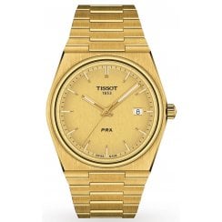 Tissot Mens 40mm Gold PRX Watch T137.410.33.021.00