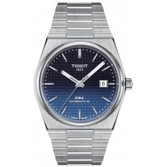 Tissot Mens 40mm Gradient Dark Blue Dial PRX Powermatic 80 Watch T137.407.11.051.01