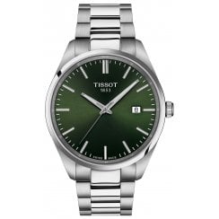 Tissot Mens 40mm Green Dial PR 100 Watch T150.410.11.091.00