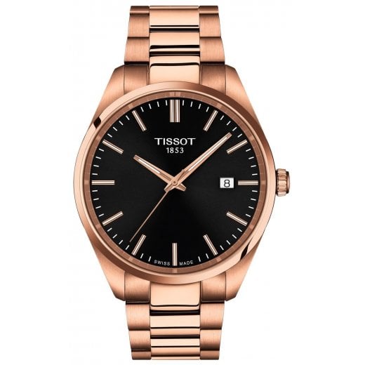 Tissot Mens 40mm Rose Gold PR 100 Watch T150.410.33.051.00