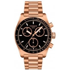Tissot Mens 40mm Rose Gold PR516 Chronograph Watch T149.417.33.051.00