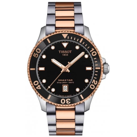 Tissot Mens 40mm Seastar 1000 Watch T120.410.22.051.01