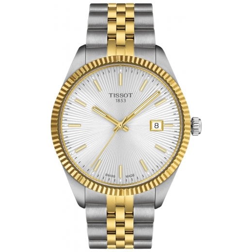 Tissot Mens 40mm Two Tone Ballade Watch T156.410.22.031.00