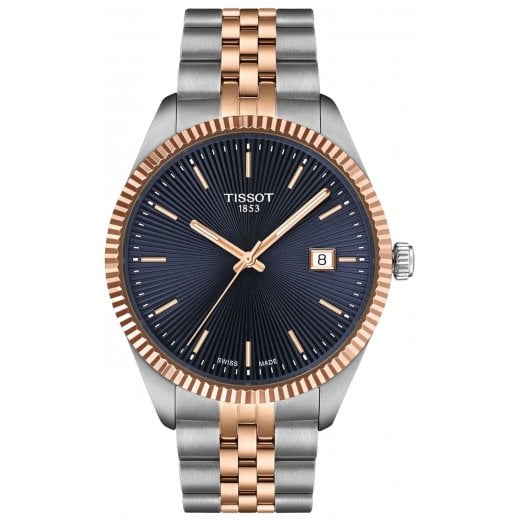 Tissot Mens 40mm Two Tone Ballade Watch T156.410.22.041.00