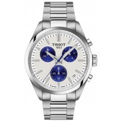 Tissot Mens 40mm White Dial PR 100 Watch T150.417.11.011.00