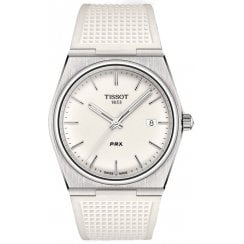 Tissot Mens 40mm White PRX Watch T137.410.17.011.00
