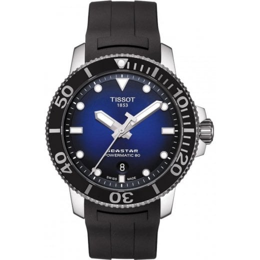 Tissot Mens 43mm Seastar 1000 Powermatic 80 Watch T120.407.17.041.00