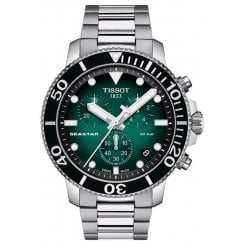 Tissot Mens 45.5mm Seastar 1000 Chronograph Watch T120.417.11.091.01