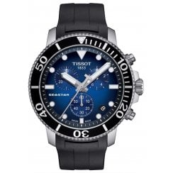 Tissot Mens 45.5mm Seastar 1000 Chronograph Watch T120.417.17.041.00