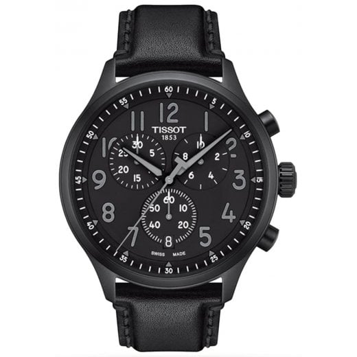 Tissot Mens 45mm Black Chrono XL Vintage Watch T116.617.36.052.00