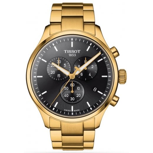 Tissot Mens 45mm Gold Chrono XL Classic Watch T116.617.33.051.00