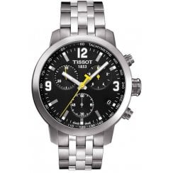 Tissot Mens Black Dial PRC 200 Chronograph Watch T055.417.11.057.00