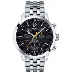 Tissot Mens Black Dial PRC 200 Chronograph Watch T114.417.11.057.00