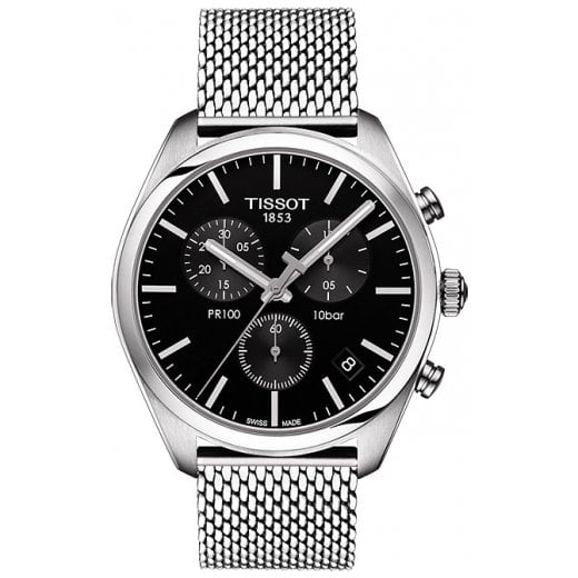 Tissot Mens PR 100 Chronograph Watch T101.417.11.051.01
