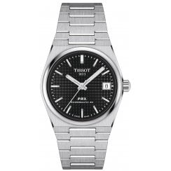 Tissot Unisex 35mm Black Dial PRX Powermatic 80 Watch T137.207.11.051.00