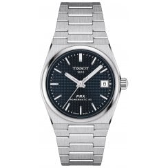 Tissot Unisex 35mm Dark Blue Dial PRX Powermatic 80 Watch T137.207.11.041.00