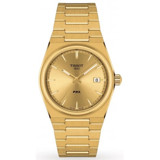 Tissot Unisex 35mm Gold PRX Watch T137.210.33.021.00