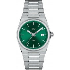 Tissot Unisex 35mm Green Dial PRX Watch T137.210.11.081.00