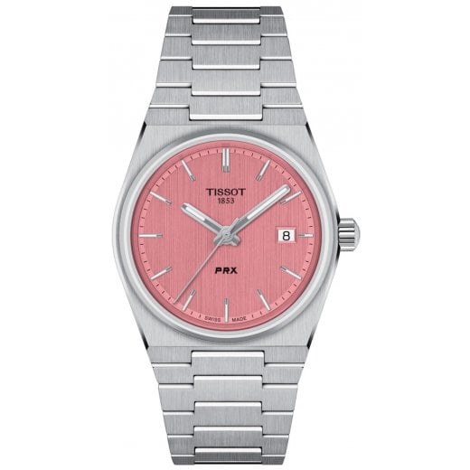 Tissot Unisex 35mm Pink Dial PRX Watch T137.210.11.331.00