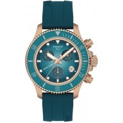 Tissot Unisex 38mm Turquoise Seastar 1000 Watch T120.217.37.041.00